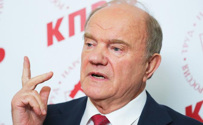 На фото: председатель ЦК КПРФ, руководитель фракции КПРФ в Госдуме Геннадий Зюганов.