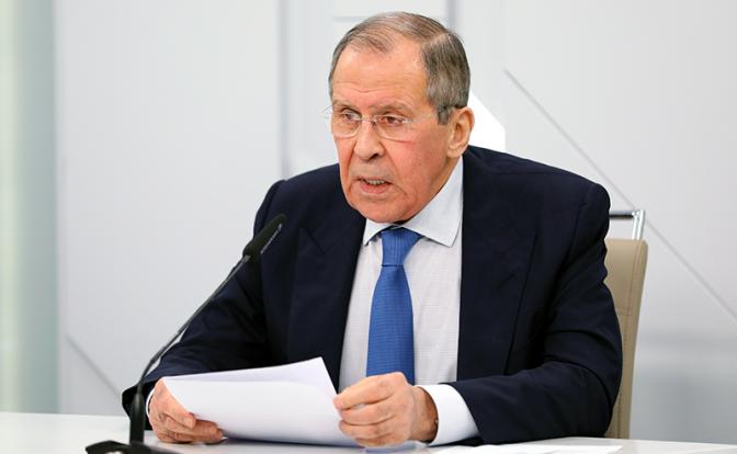 На фото: глава российского МИД Сергей Лавров