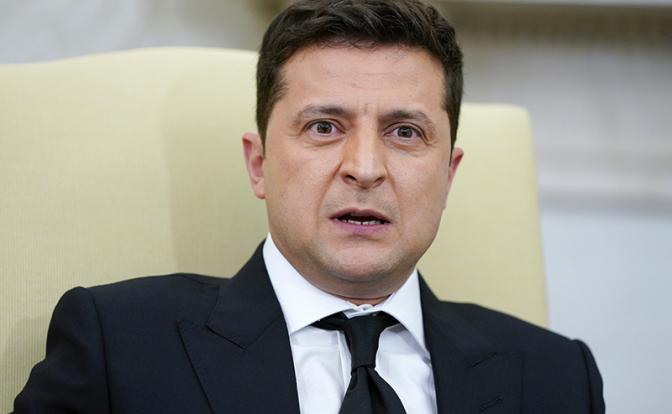 На фото: президент Украины Владимир Зеленский