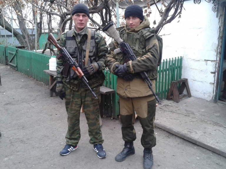 На фото: бойцы из России