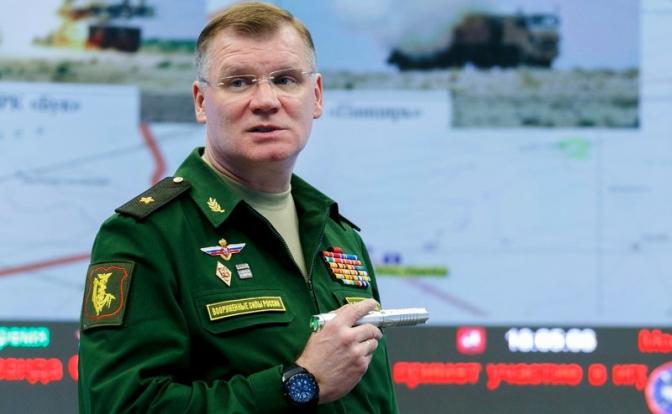 На фото: официальный представитель Минобороны РФ Игорь Конашенков.