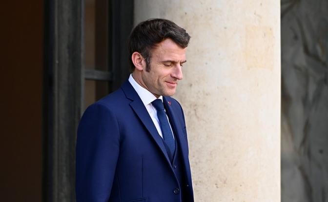 На фото: президент Франции Эммануэль Макрон