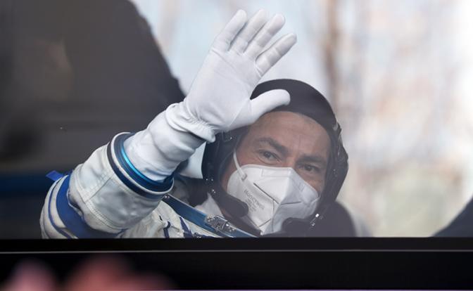 На фото: астронавт NASA Марк Ванде Хай.