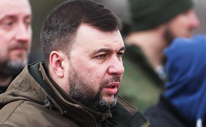 На фото: глава Донецкой Народной Республики Денис Пушилин.