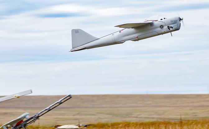 На фото: российский многофункциональный беспилотный комплекс "Орлан-10".