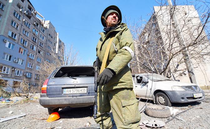 На фото: ситуация в Мариуполе.