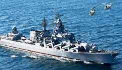 Крейсер «Москва» затонул в Чёрном море при буксировке