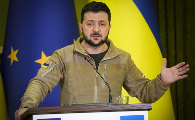 На фото: президент Украины Владимир Зеленский