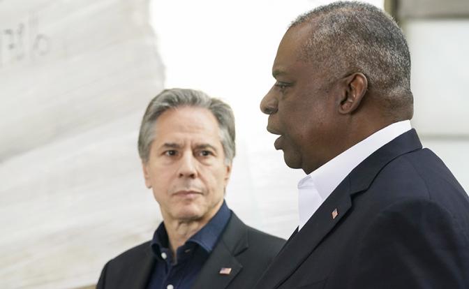 На фото: госсекретарь США Энтони Блинкен и глава Пентагона Ллойд Остин