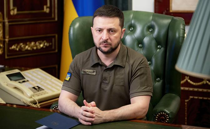 На фото: президент Украины Владимир Зеленский.