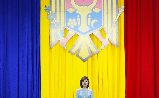 На фото: президент Молдавии Майя Санду.