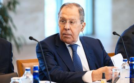 На фото: министр иностранных дел РФ Сергей Лавров.