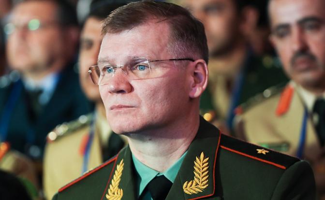 На фото: руководитель департамента информации и массовых коммуникаций Минобороны РФ Игорь Конашенков.