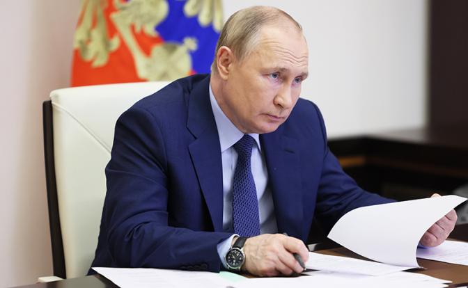 На фото: президент РФ Владимир Путин.