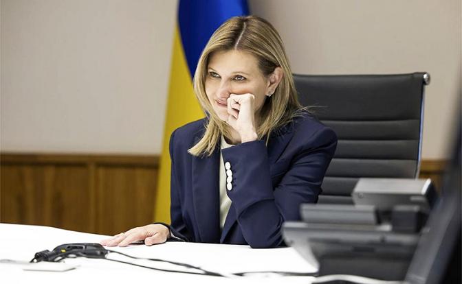 На фото: первая леди Украины Елена Зеленская.