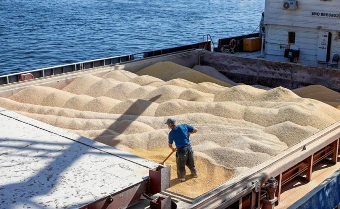 В Кремле ответили на обвинения в краже украинского зерна