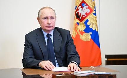 На фото: президент РФ Владимир Путин.
