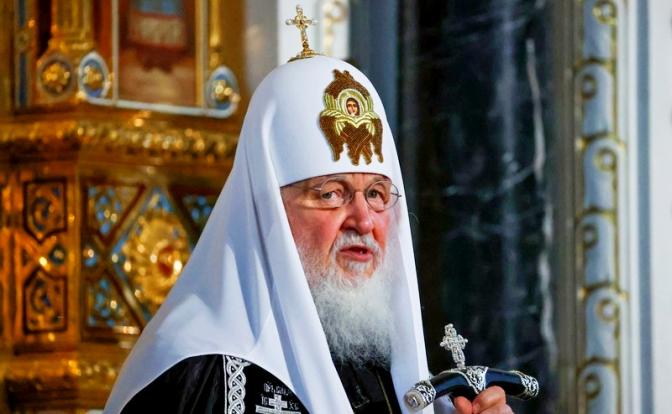 На фото: Патриарх Московский и всея Руси Кирилл