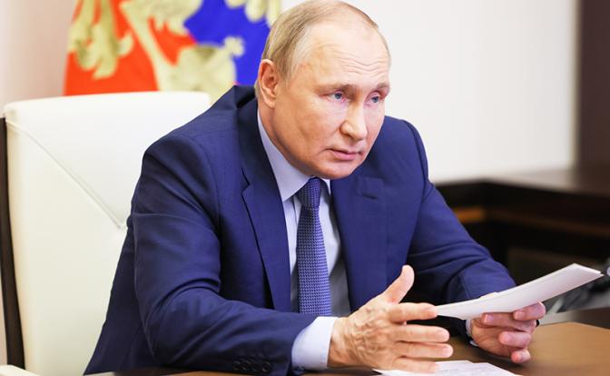 На фото: президент РФ Владимир Путин.