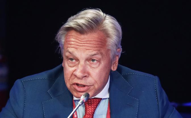 На фото: российский сенатор Алексей Пушков