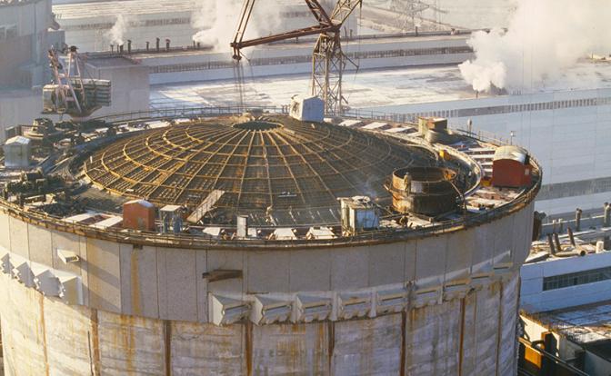 На фото: Запорожская АЭС, Украина