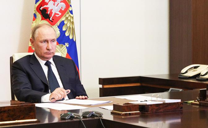 На фото: президент РФ Владимир Путин.