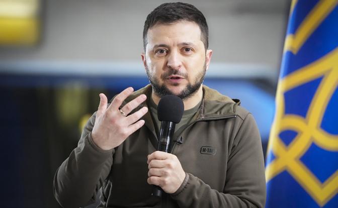 На фото: президент Украины Владимир Зеленский.
