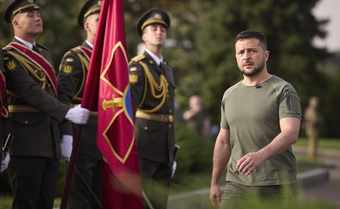 На фото: президент Украины Владимир Зеленский