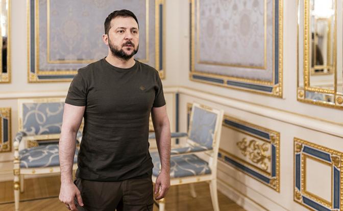 На фото: президент Украины Владимир Зеленский