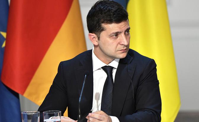 На фото: президент Украины Владимир Зеленский