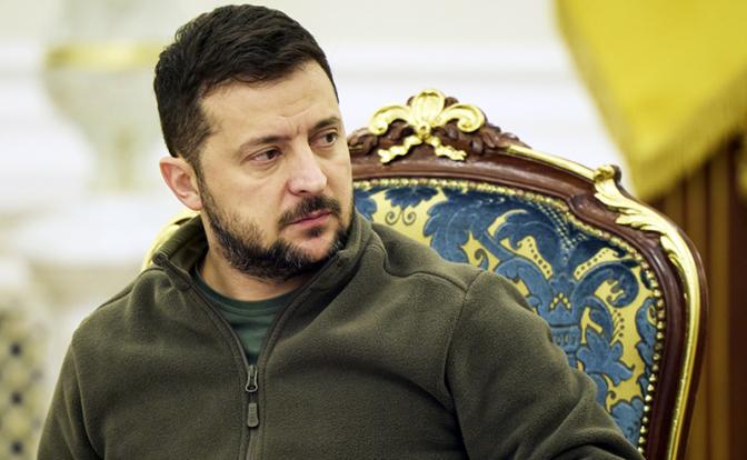 На фото: президент Украины Владимир Зеленский