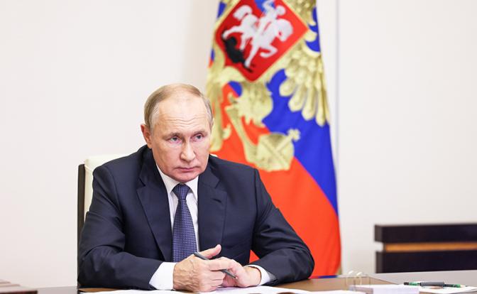 На фото: президент РФ Владимир Путин