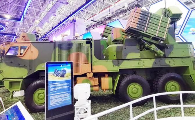 На фото: ракетно-пушечный комплекс FK-3000.