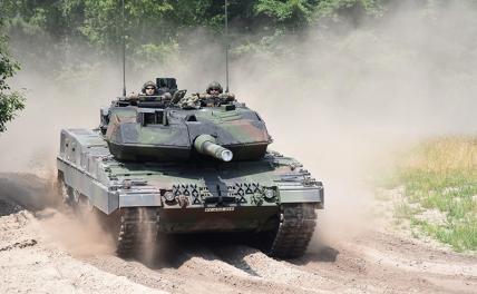 На фото: танк Леопад2А7
