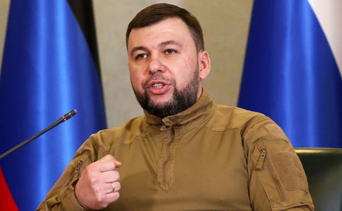 На фото: временно исполняющий обязанности губернатора Донецкой народной республики Денис Пушилин