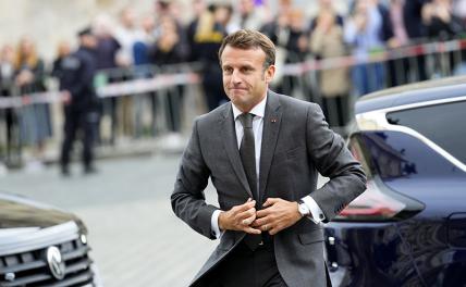 На фото: президент Франции Эмманюэль Макрон