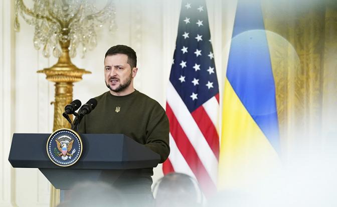 На фото: президент Украины Владимир Зеленский