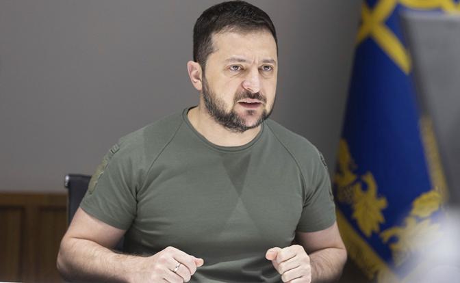 На фото: президент Украины Владимир Зеленский