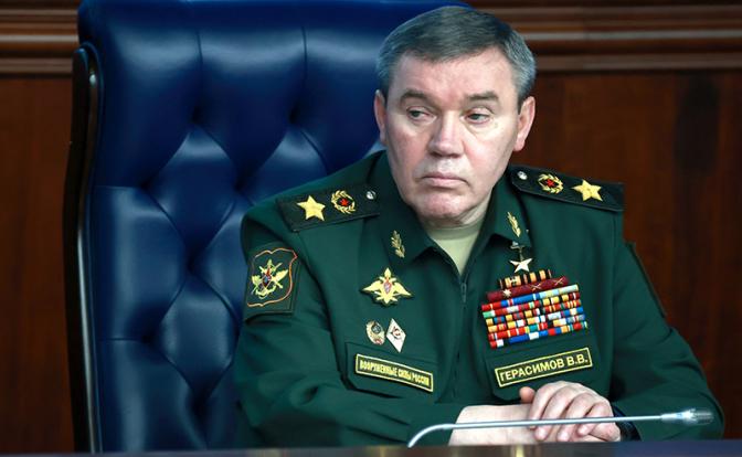 На фото: начальник Генерального штаба Вооруженных сил РФ Валерий Герасимов