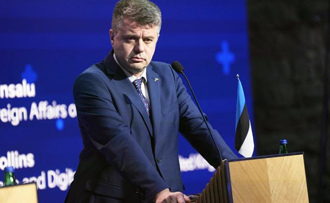 На фото: министр иностранных дел Эстонии Урмас Рейнсалу