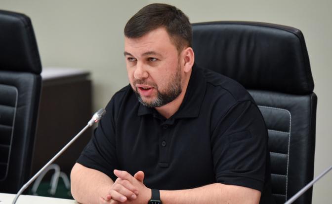 На фото: временно исполняющий обязанности главы ДНР Денис Пушилин