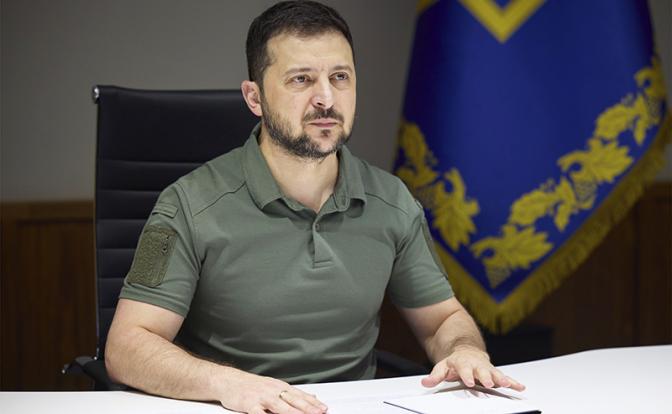 На фото: президент Украины Владимир Зеленский