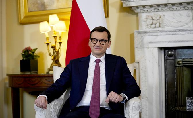 На фото: премьер-министр Польши Матеуш Моравецкий.