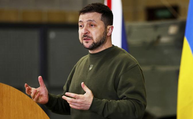На фото: президент Украины Владимир Зеленский