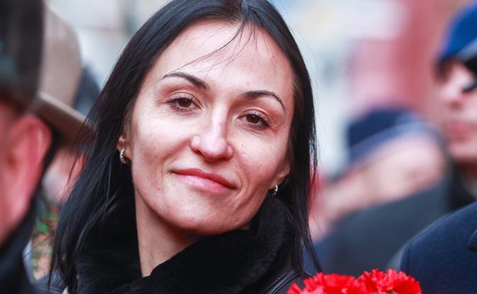 На фото: член комитета Госдумы РФ по делам национальностей, член фракции КПРФ Анастасия Удальцова