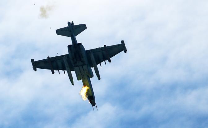 Пилот упавшего под Белгородом Су-25 погиб