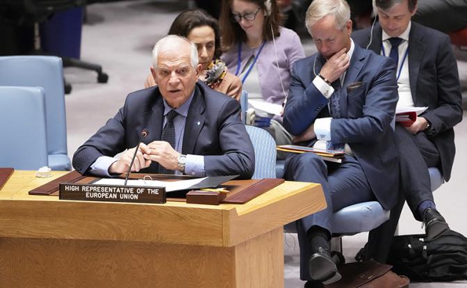 На фото: глава дипломатии ЕС Жозеп Боррель