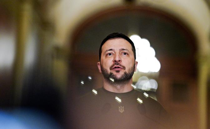 На фото: президент Украины Владимир Зеленский