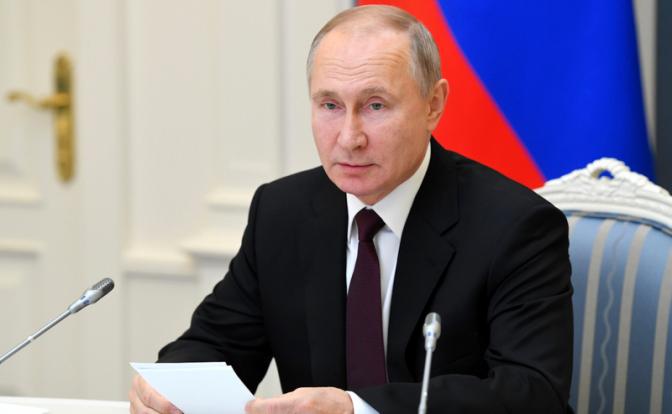 На фото: президент РФ Владимир Путин