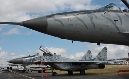 На фото: истребители МиГ-29 ВВС Словакии